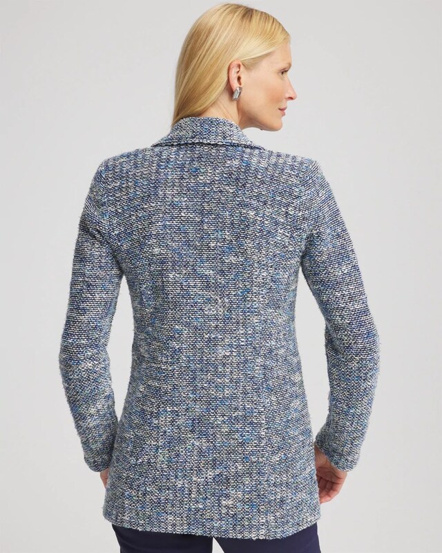 Tweed Double-Breasted Blazer - image 3